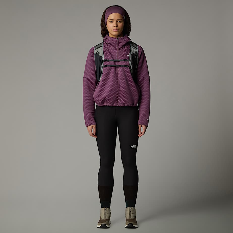 Women's Vertical Thermal Full-Zip Hooded Jacket - 7