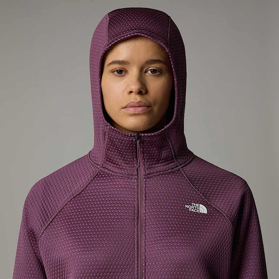 Women's Vertical Thermal Full-Zip Hooded Jacket - 8