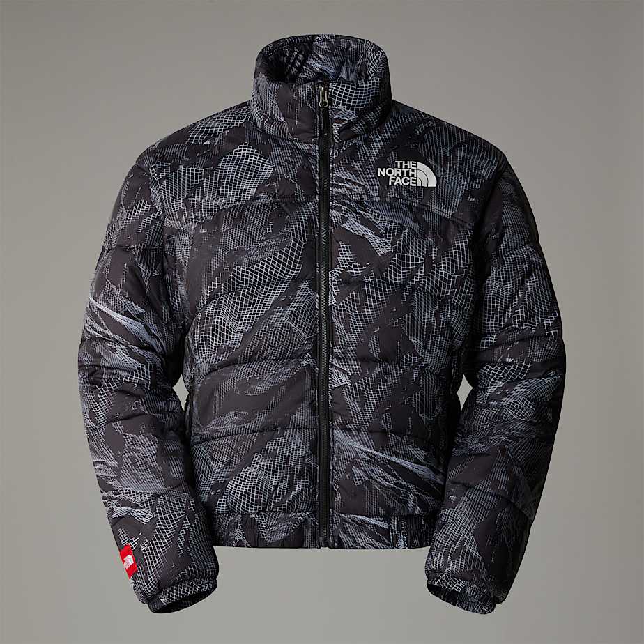 The North Face 2000 Synthetic Puffer Jacke Für Herren Tnf Black 3d Summit Mesh Print Größe L male