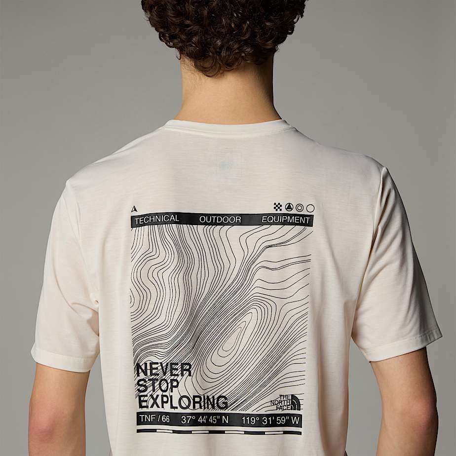 Topografisch Foundation-T-shirt voor heren