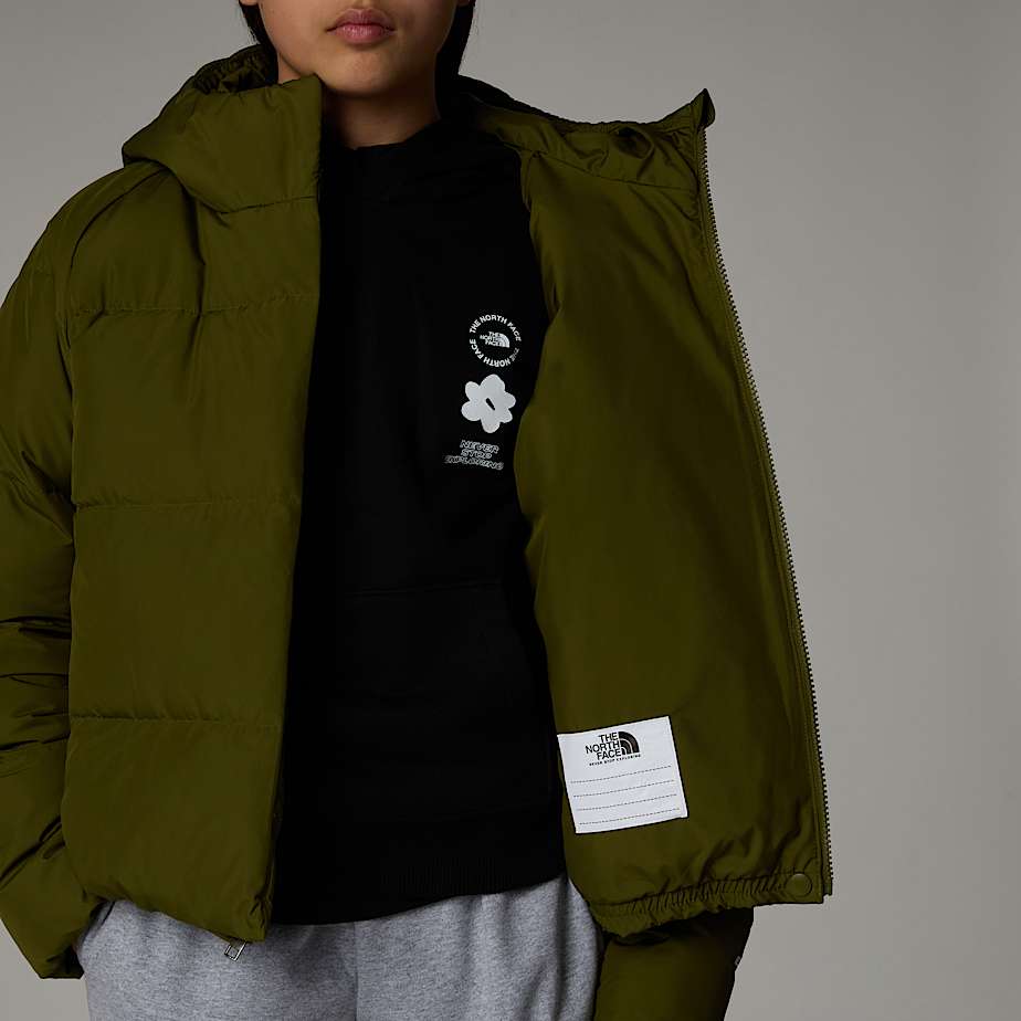 Chaqueta de plumón con capucha North para niña