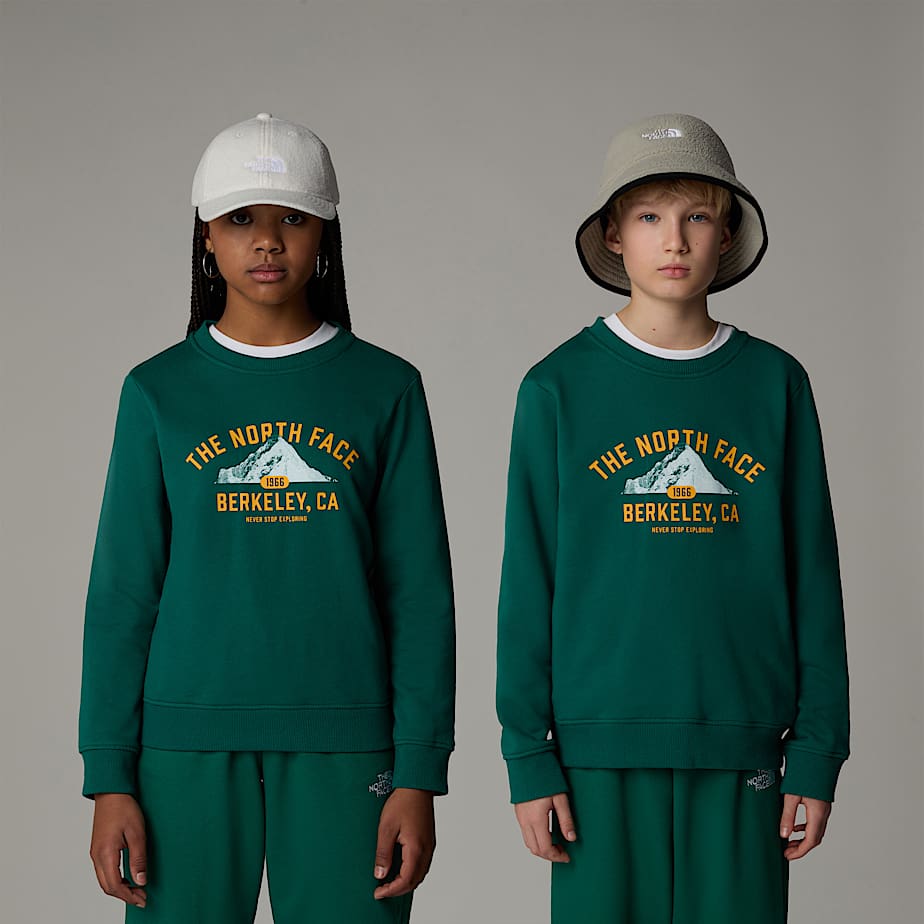 Sudadera holgada con estampado gráfico Varsity para jóvenes - 3