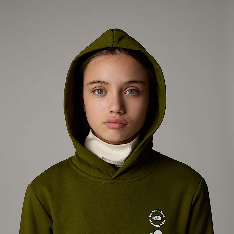 Girls' Flower Graphic Relaxed Hoodie | The North Face UK