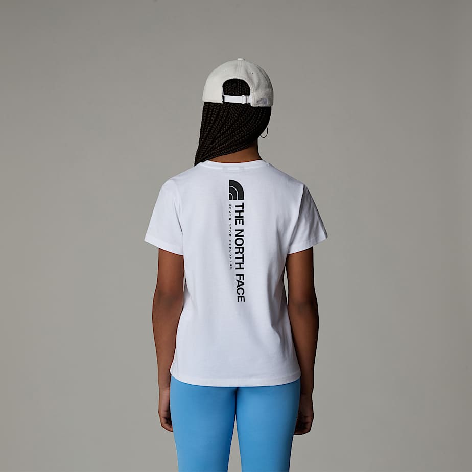 Girls' Vertical Graphic Relaxed T-Shirt - 3