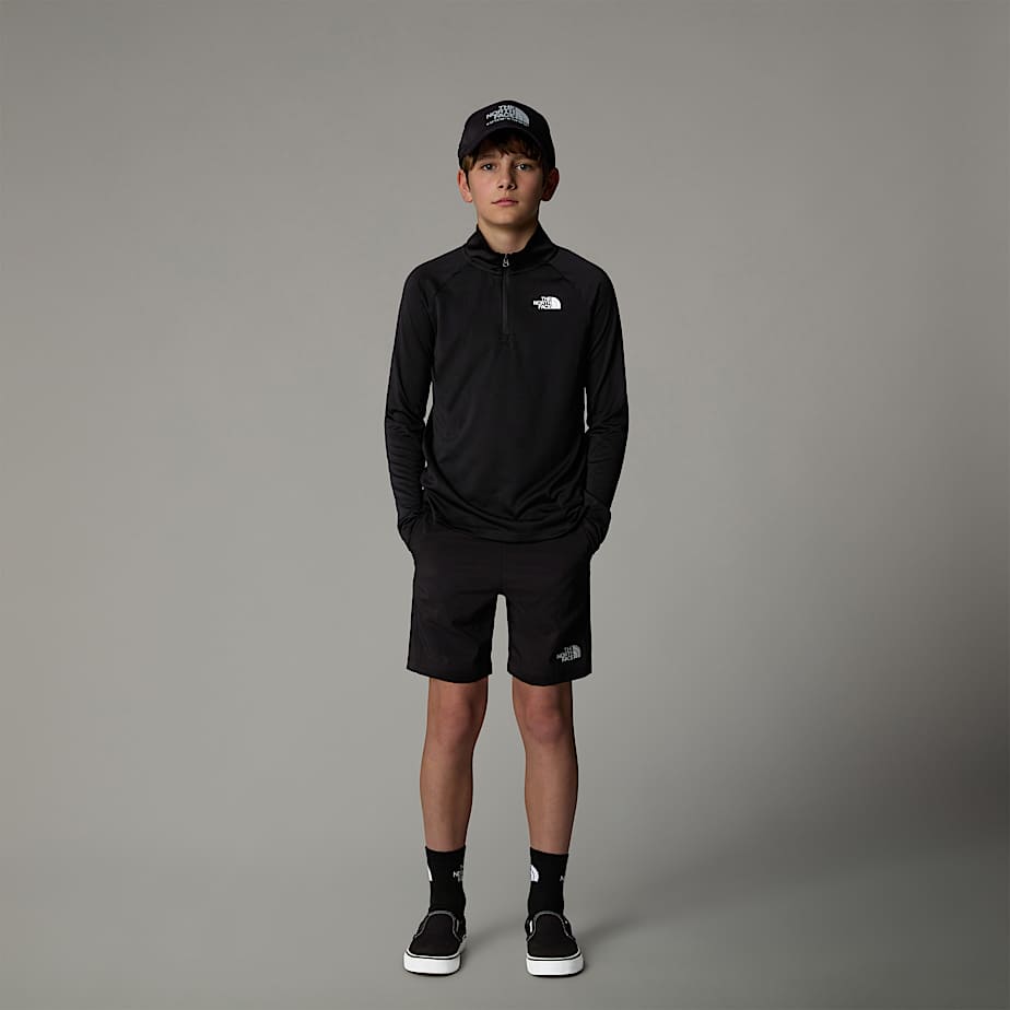 Teens' Never Stop 1/4 Zip Long-Sleeve Top