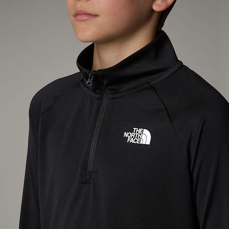 Teens' Never Stop 1/4 Zip Long-Sleeve Top