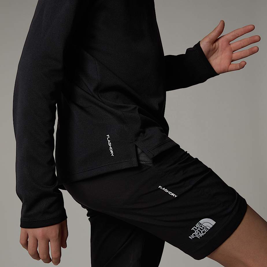 Teens' Never Stop 1/4 Zip Long-Sleeve Top