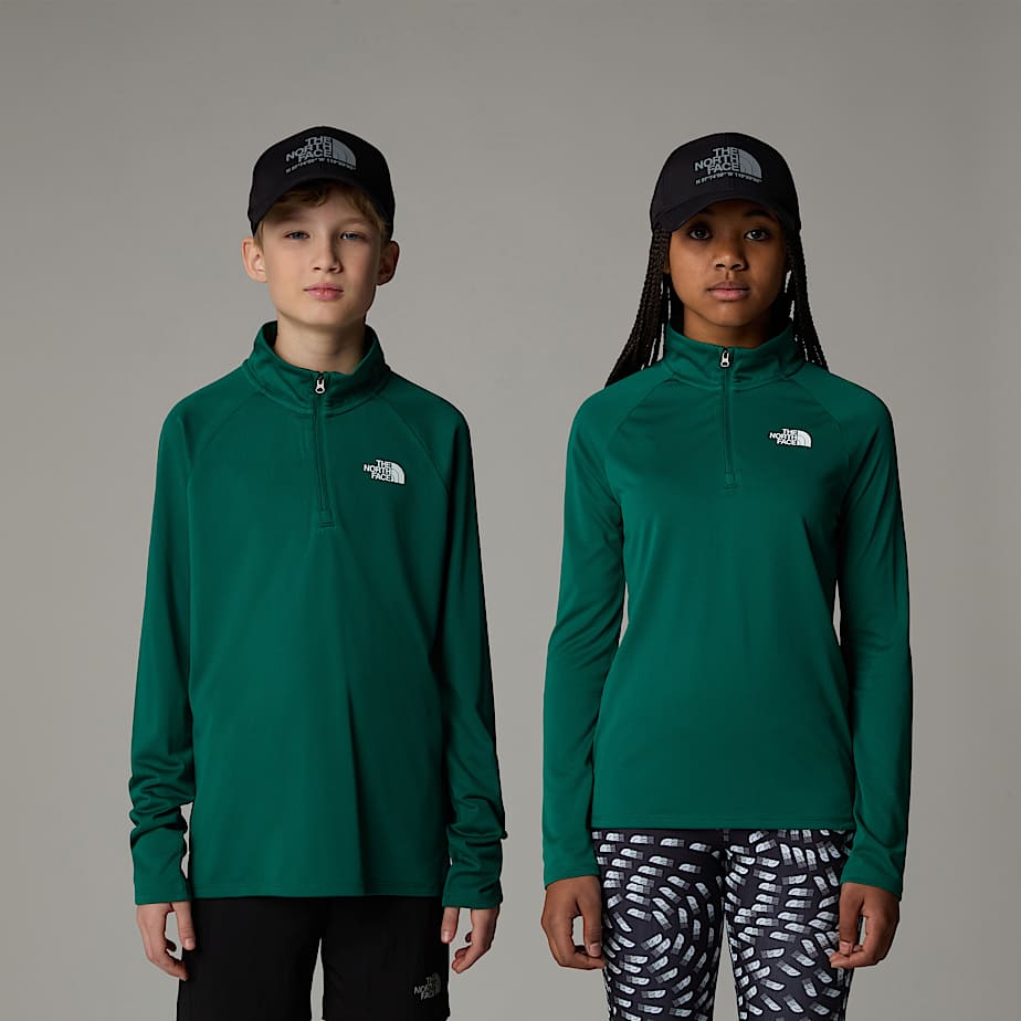 Haut à manches longues et col zippé Never Stop pour enfant