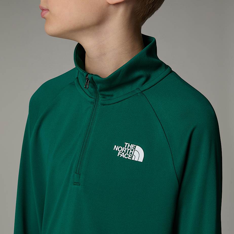 Haut à manches longues et col zippé Never Stop pour enfant