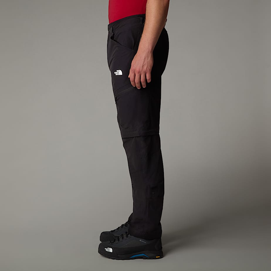 Pantalón convertible de corte regular tapered Exploration para hombre