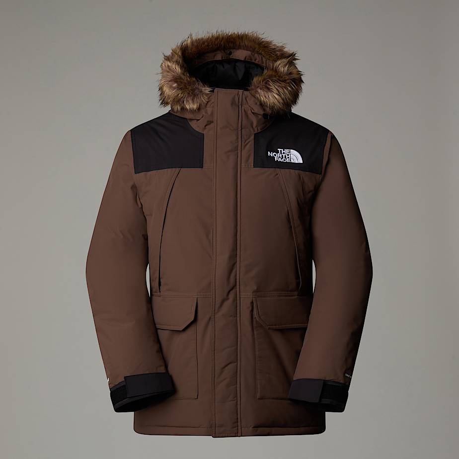 The North Face Mcmurdo Parka Für Herren Smokey Brown-tnf Black Größe M male