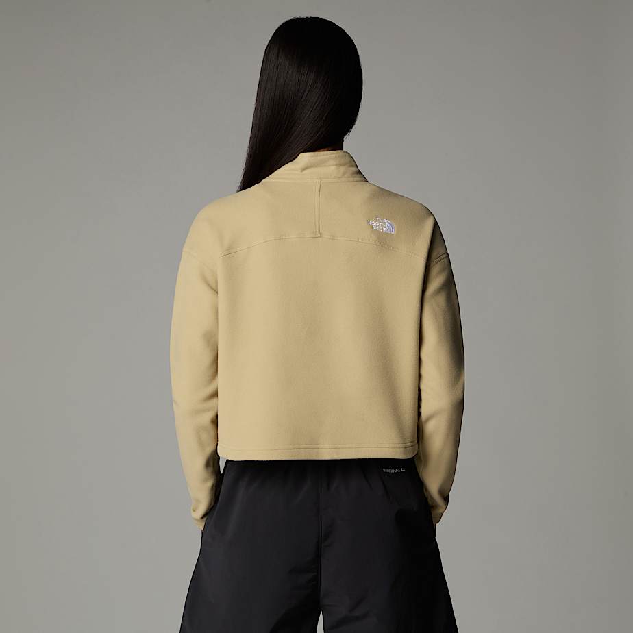 100 Glacier kurzgeschnittener Fleece mit 1/4-langem RV für Damen - 5