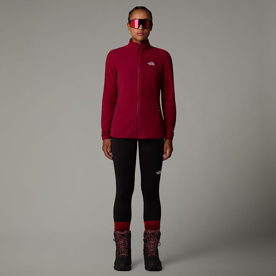 100 Glacier Fleece mit durchgehendem RV für Damen