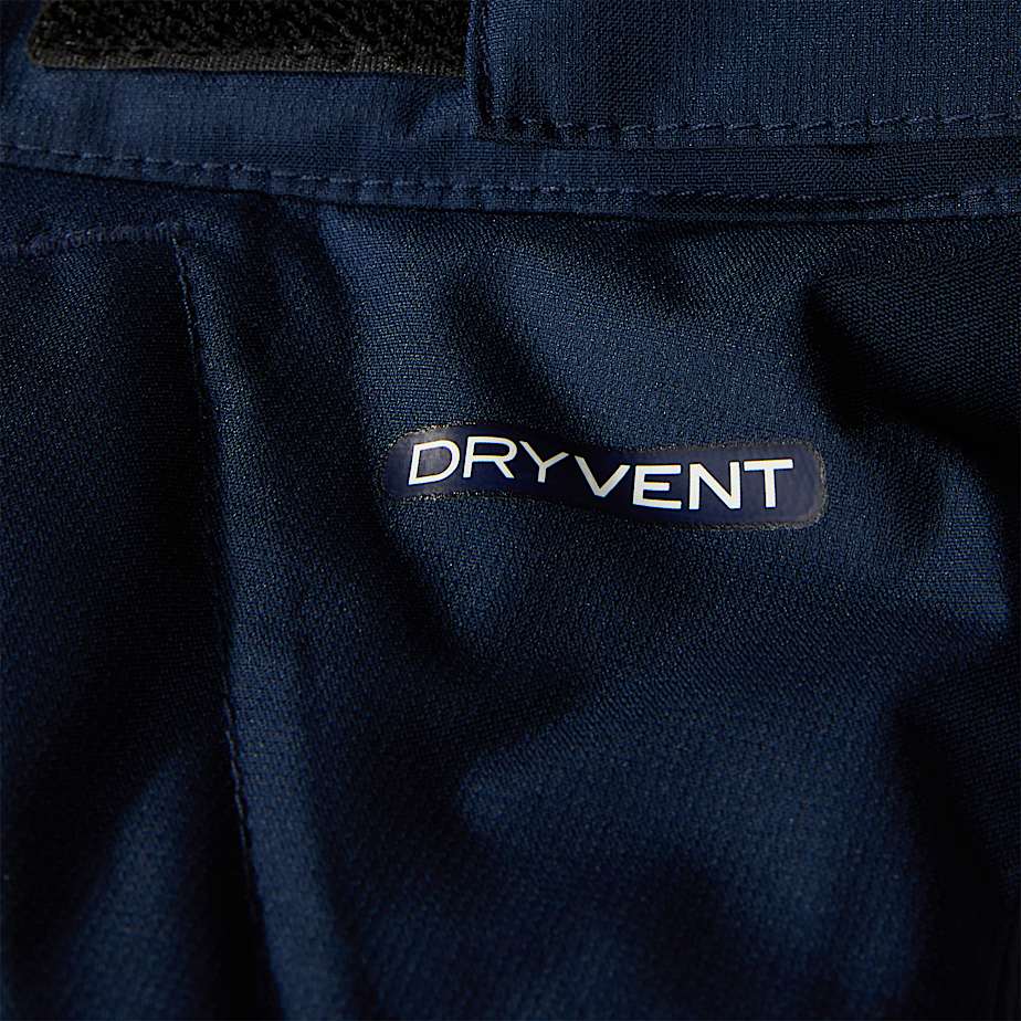 Snowquest-broek met bretels voor tieners