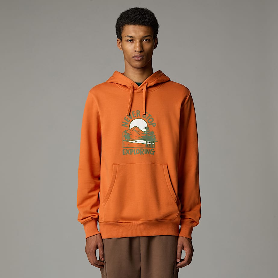 The North Face Outdoor Graphic Kapuzenpulli Für Herren Iron Bronze Größe L male