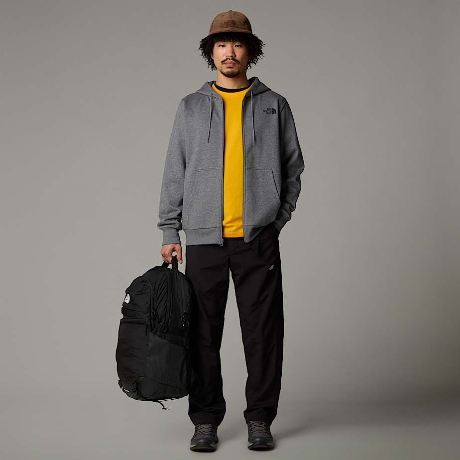 Sweat à capuche zippé Simple Dome pour homme