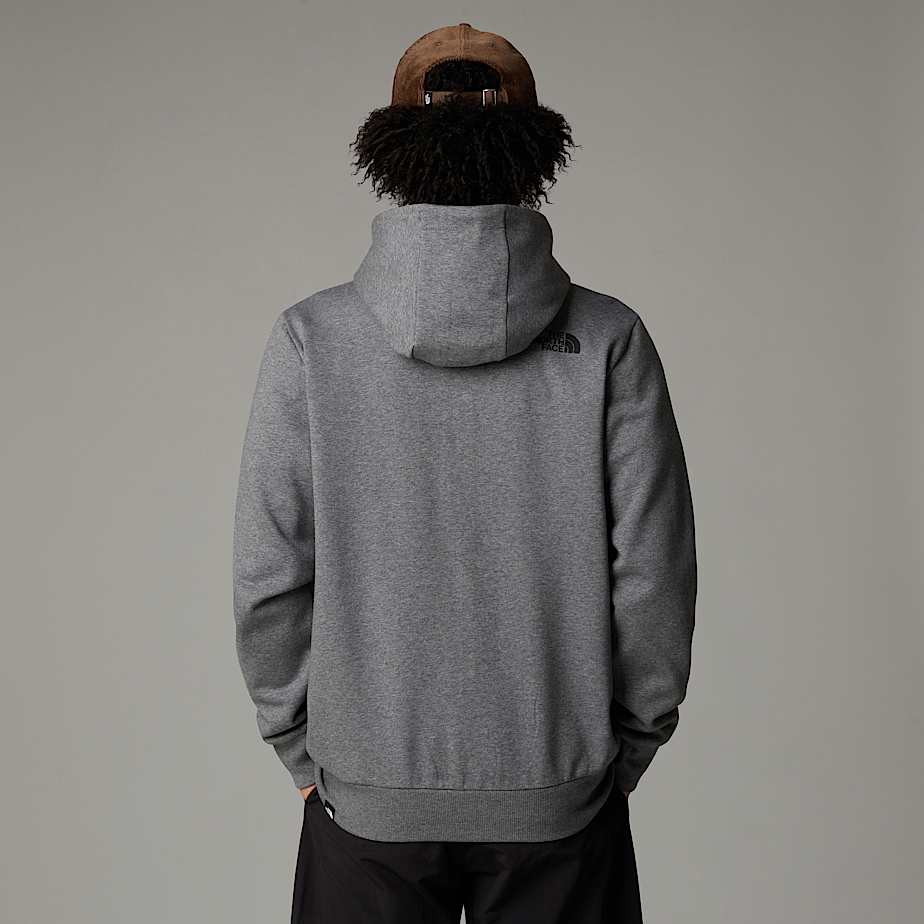 Sweat à capuche zippé Simple Dome pour homme