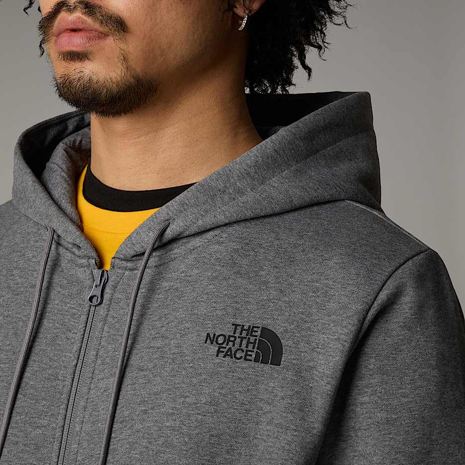 Sweat à capuche zippé Simple Dome pour homme