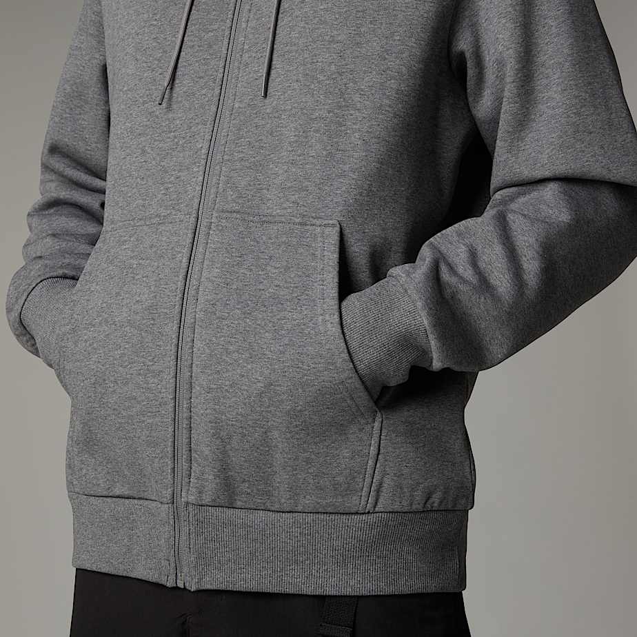 Sweat à capuche zippé Simple Dome pour homme