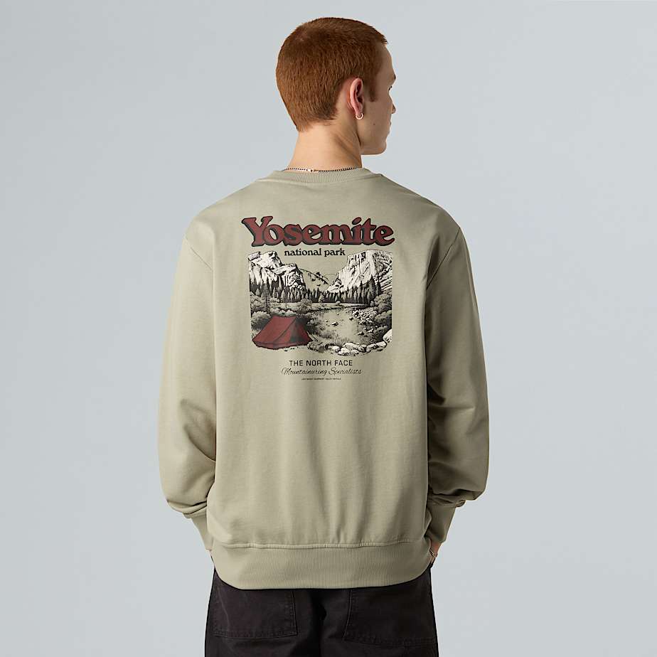 Unisex Vintage Postcard Relaxed Sweatshirt - 3
