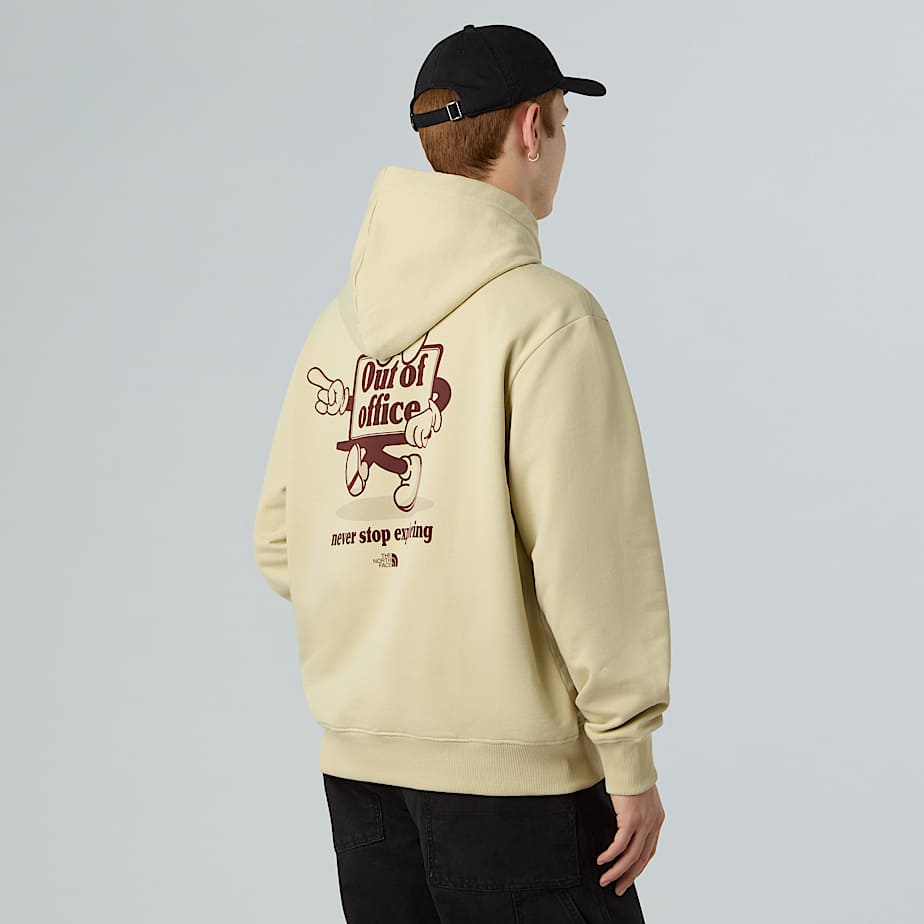Unisex Cartoon Logo Relaxed Hoodie - 3