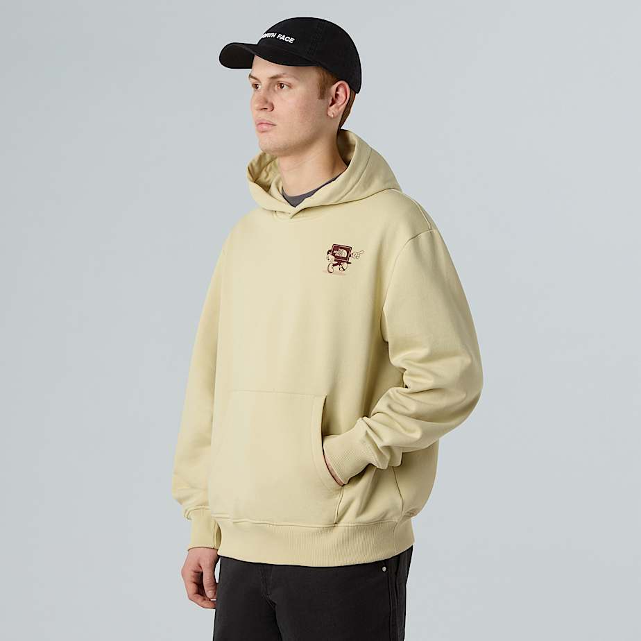 Unisex Cartoon Logo Relaxed Hoodie - 4