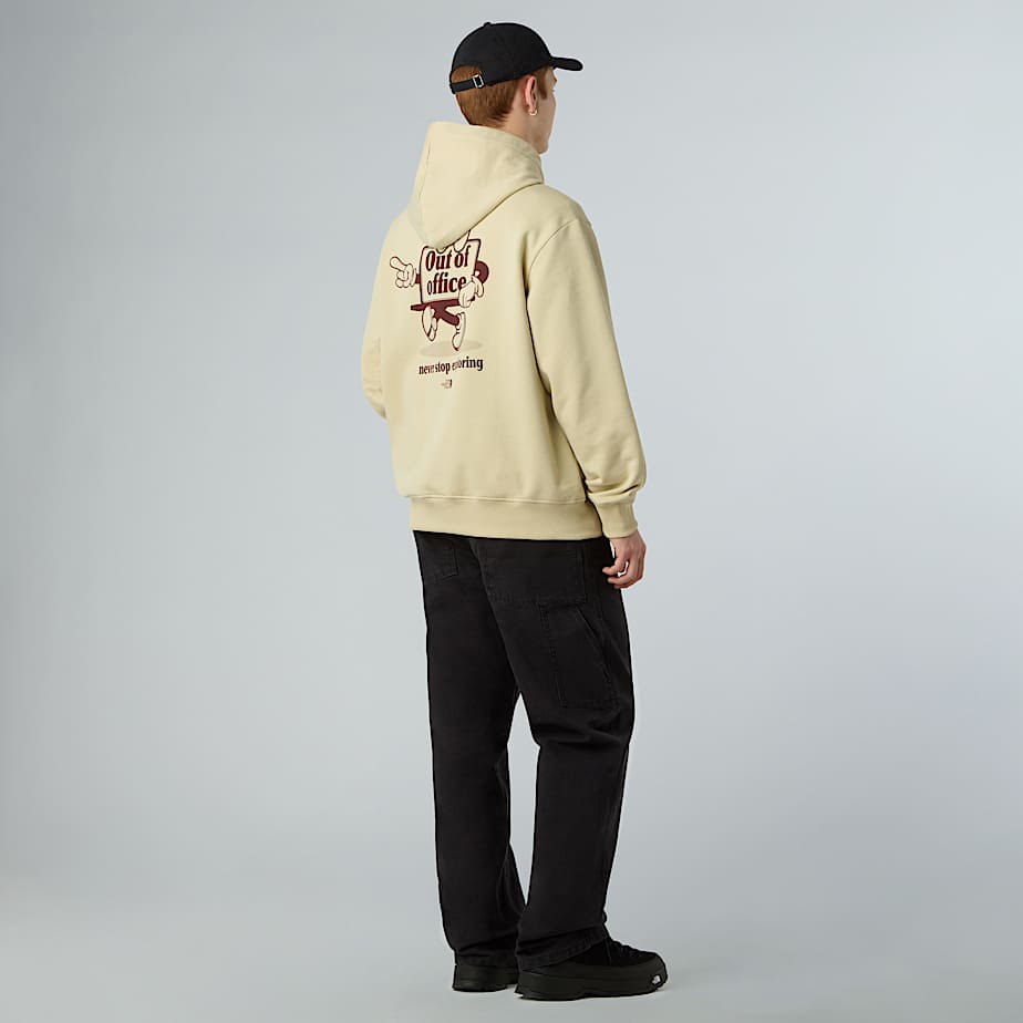 Unisex Cartoon Logo Relaxed Hoodie - 5