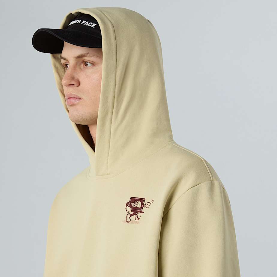 Unisex Cartoon Logo Relaxed Hoodie - 6
