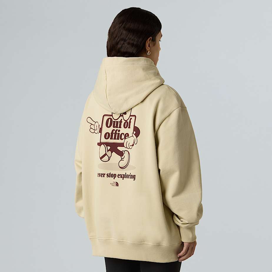 Unisex Cartoon Logo Relaxed Hoodie - 8