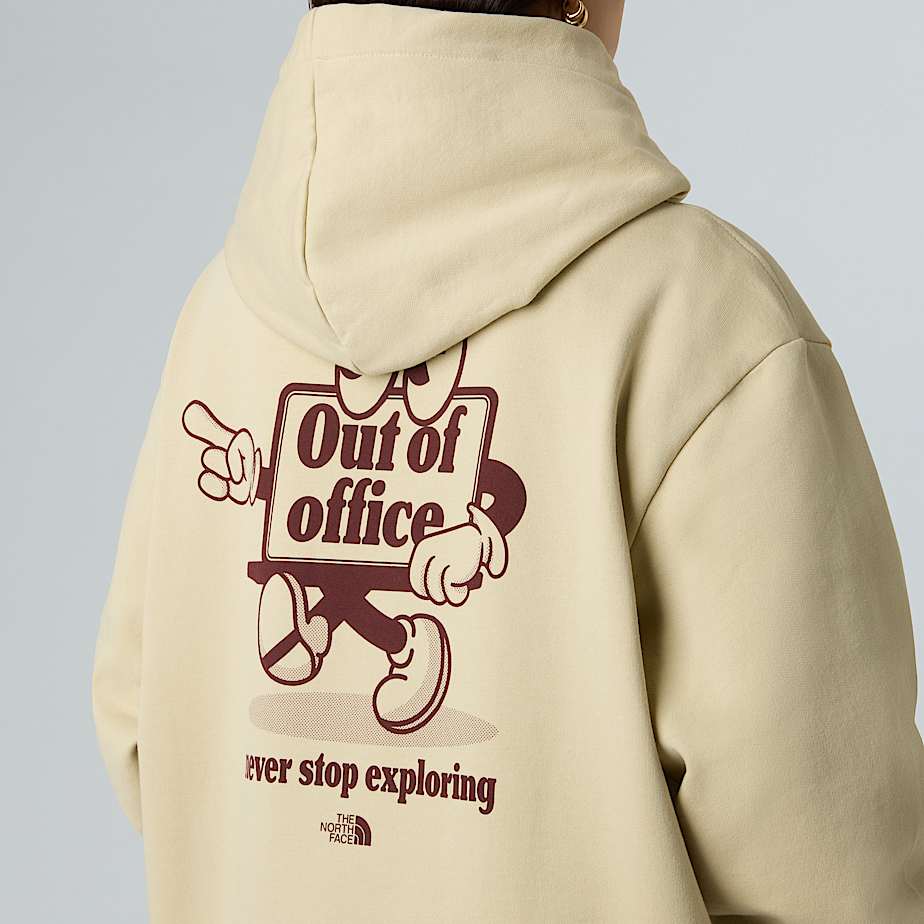 Unisex Cartoon Logo Relaxed Hoodie - 12