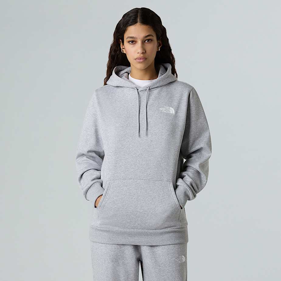 The North Face Simple Dome Kapuzenpulli Für Damen Tnf Light Grey Heather Größe M female