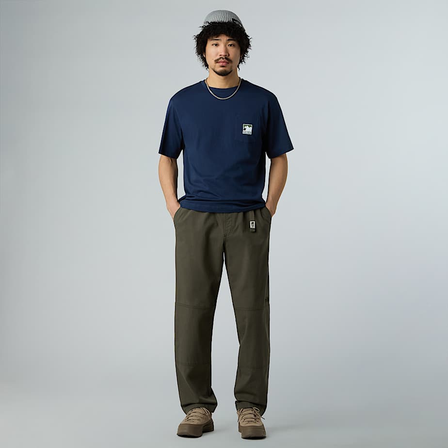 Mountain Logo relaxt geschnittenes Pocket T-Shirt für Herren - 2