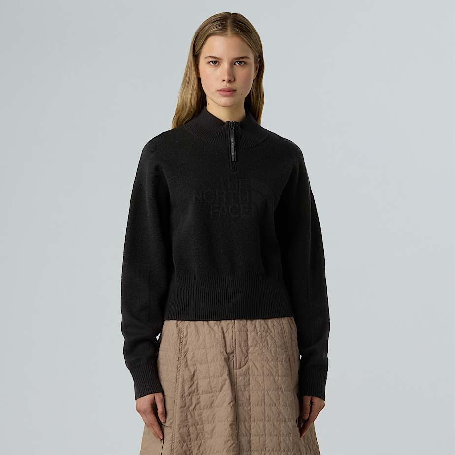 Women's Half-Zip Logo Sweatshirt - 1