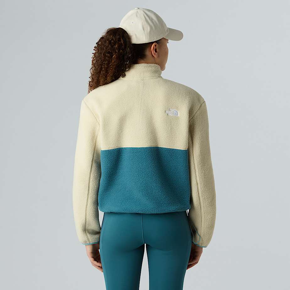 Yumiori Fleecejacke mit 1/4-langem RV für Damen - 3
