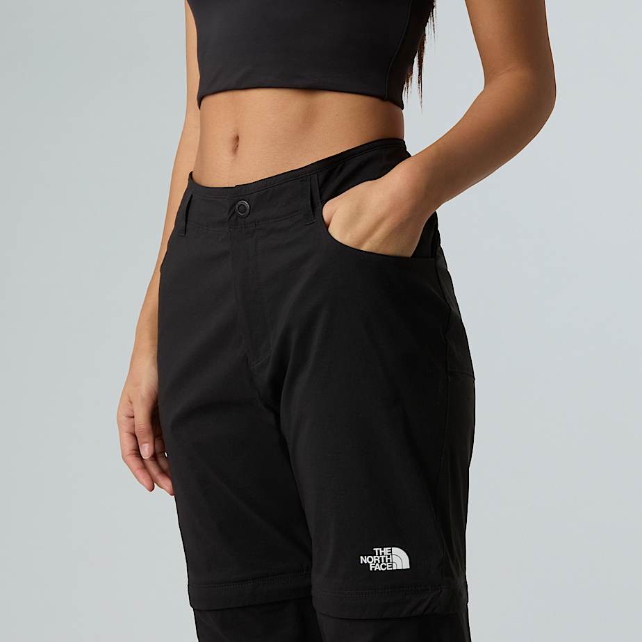 Exploration normal und gerade geschnittene Zip-off-Hose für Damen - 5