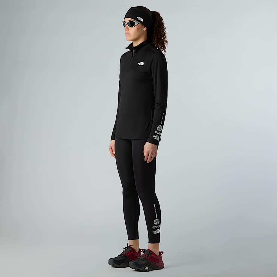 Flex Langarm-Top mit 1/4-langem RV für Damen - 2
