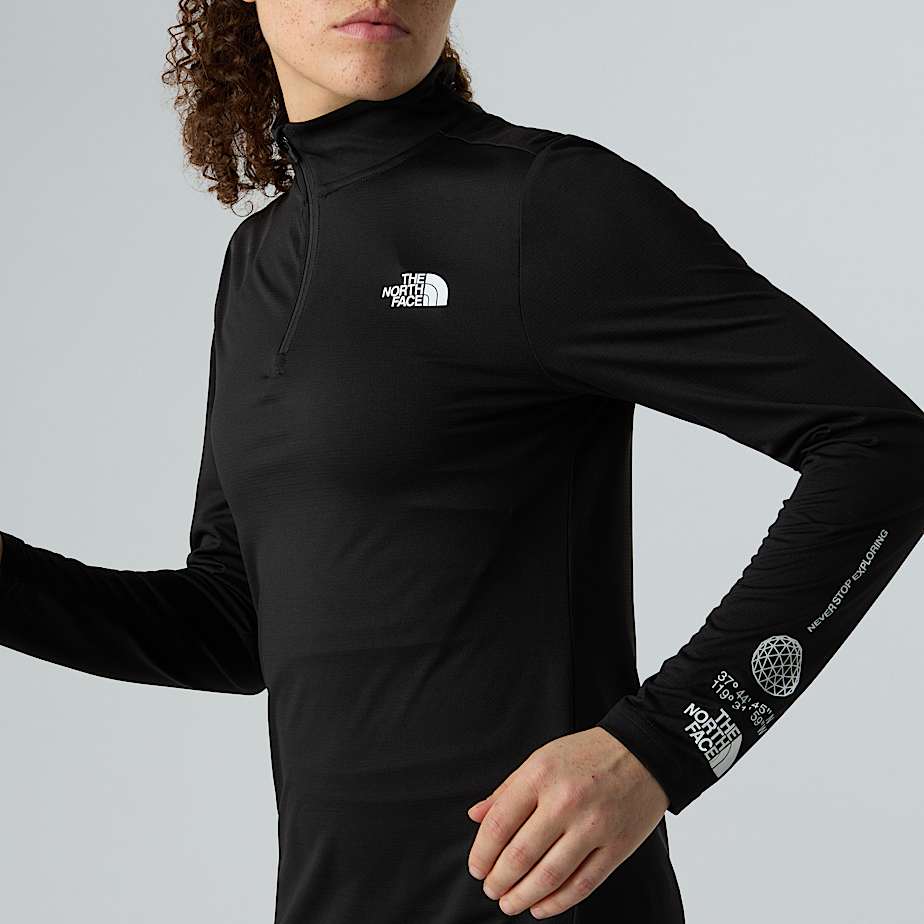 Flex Langarm-Top mit 1/4-langem RV für Damen - 4