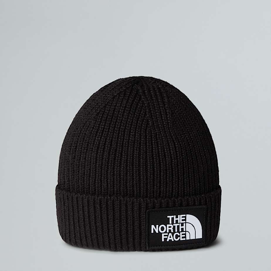 The North Face Logo Box Beanie Für Babys Tnf Black Größe 12-24 Monate unisex