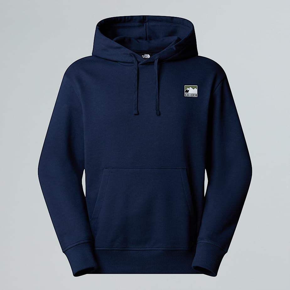 Mountain Logo relaxt geschnittener Kapuzenpulli für Herren - 7
