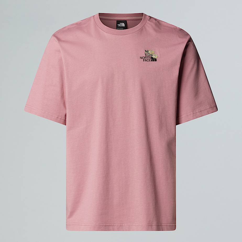 Camiseta holgada con estampado floral Dome con unisex - 1