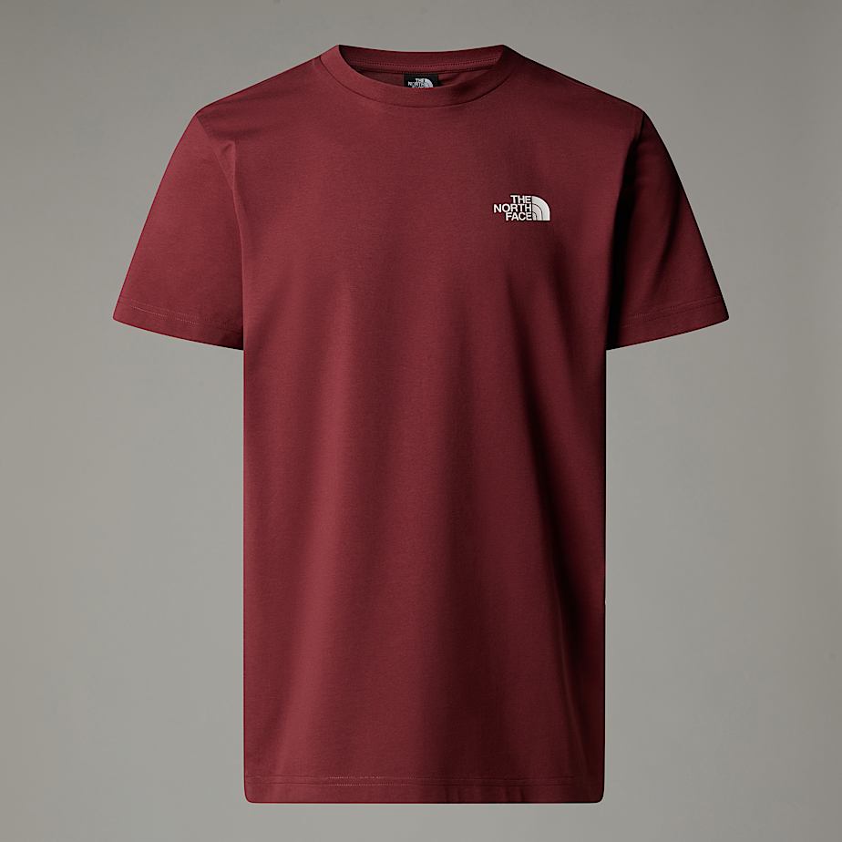 The North Face Simple Dome T-shirt Für Herren Sumac Größe L male