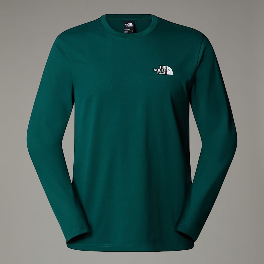 The North Face Simple Dome Langarm-shirt Für Herren Deep Nori Größe XXL male