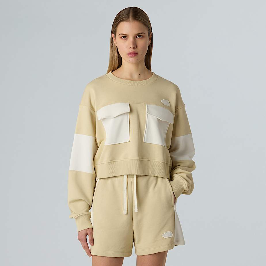 Women’s Terry Oversized Cropped Sweatshirt
