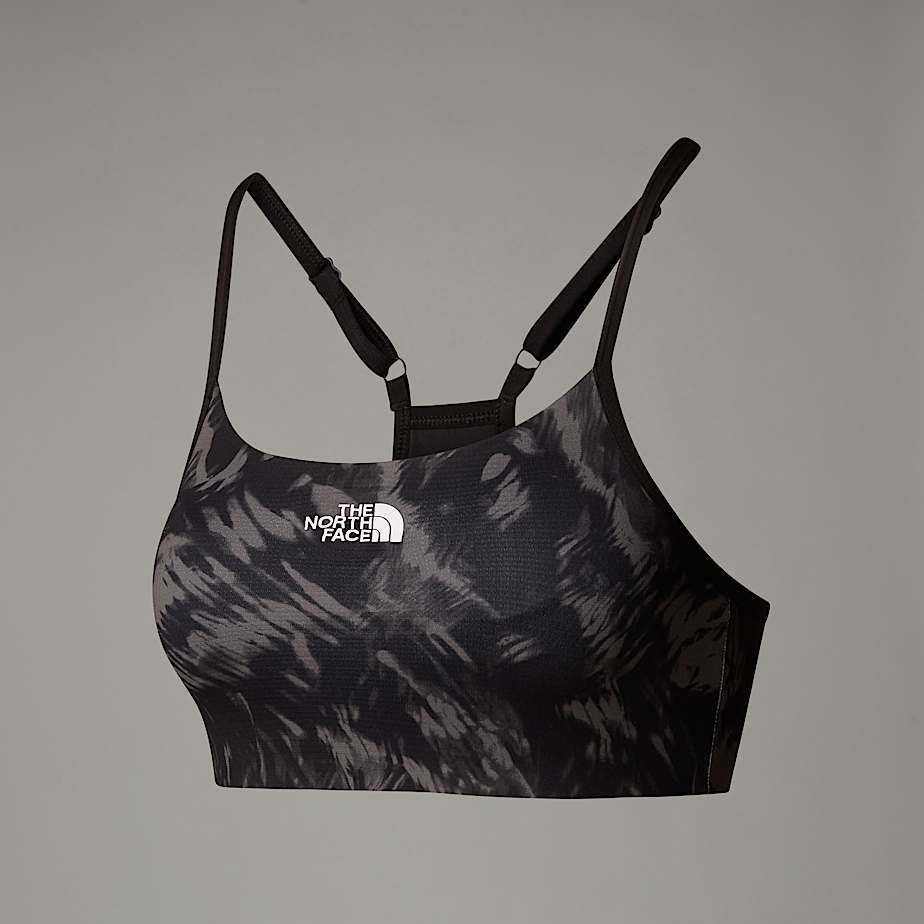 The North Face Flex Bh Mit Aufdruck Für Damen Tnf Black Waterfall Print Größe S female