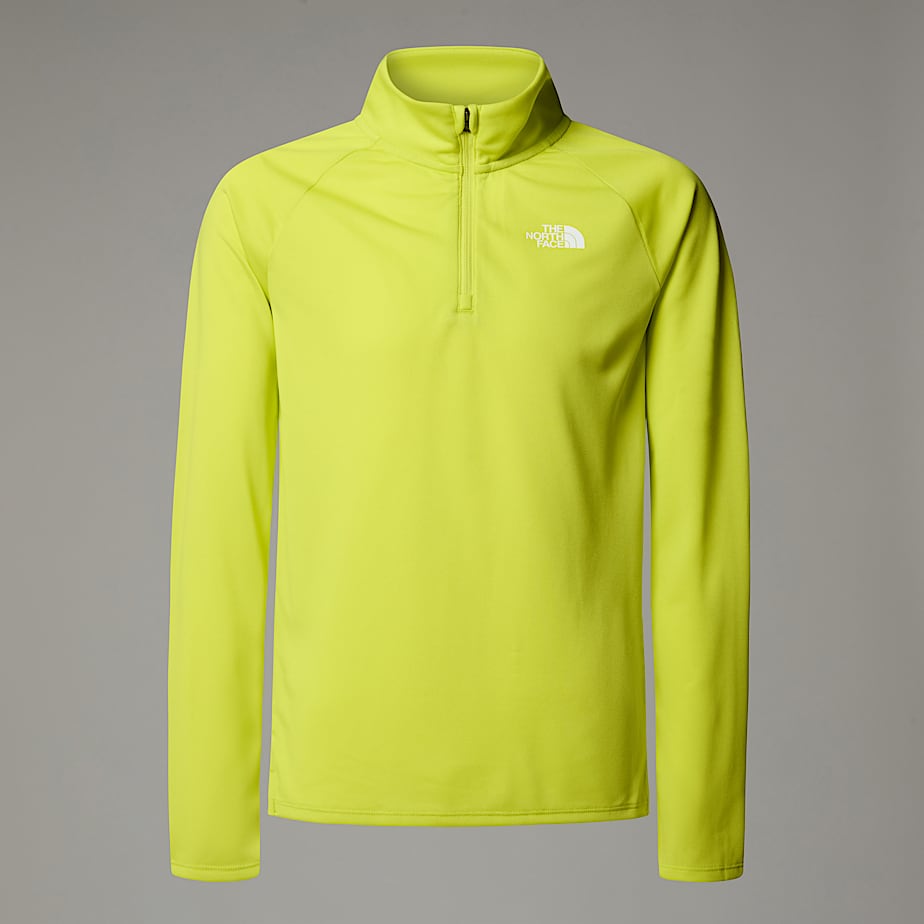 The North Face Never Stop Langarm-top Mit 1/4-langem Rv Für Jugendliche Sulphur Spring Green Größe XL male