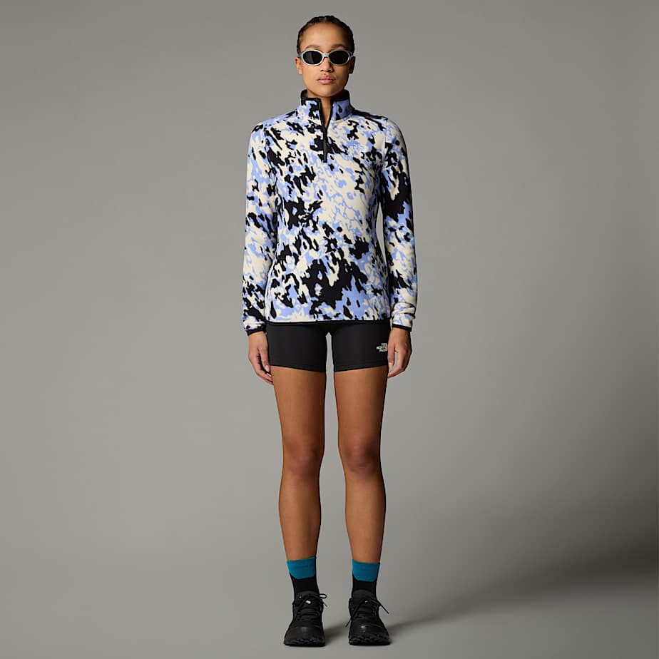 Women's 100 Glacier Printed 1/4 Zip Fleece - 4