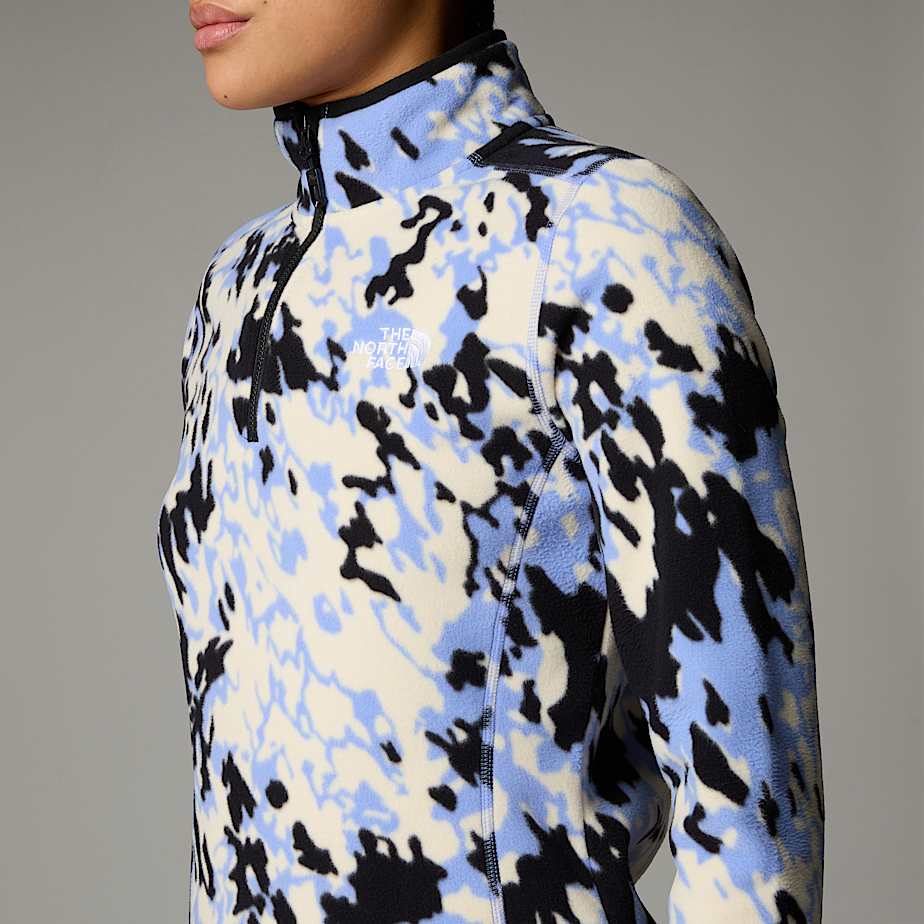 Women's 100 Glacier Printed 1/4 Zip Fleece - 6