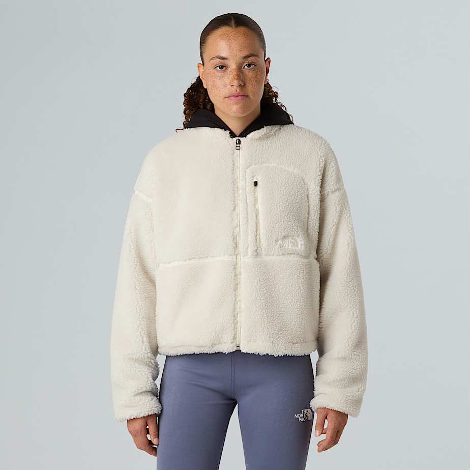 The North Face Extreme Pile Fleece Mit Durchgehendem Rv Für Damen White Dune Größe XS female