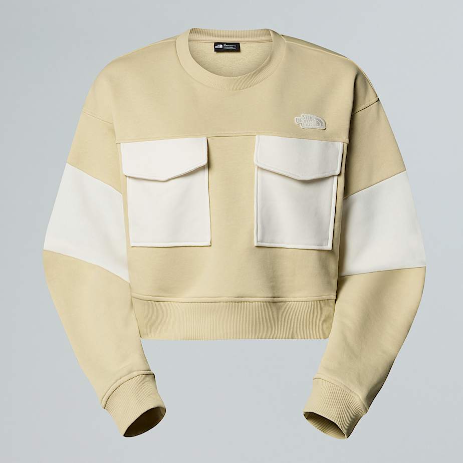 Women’s Terry Oversized Cropped Sweatshirt