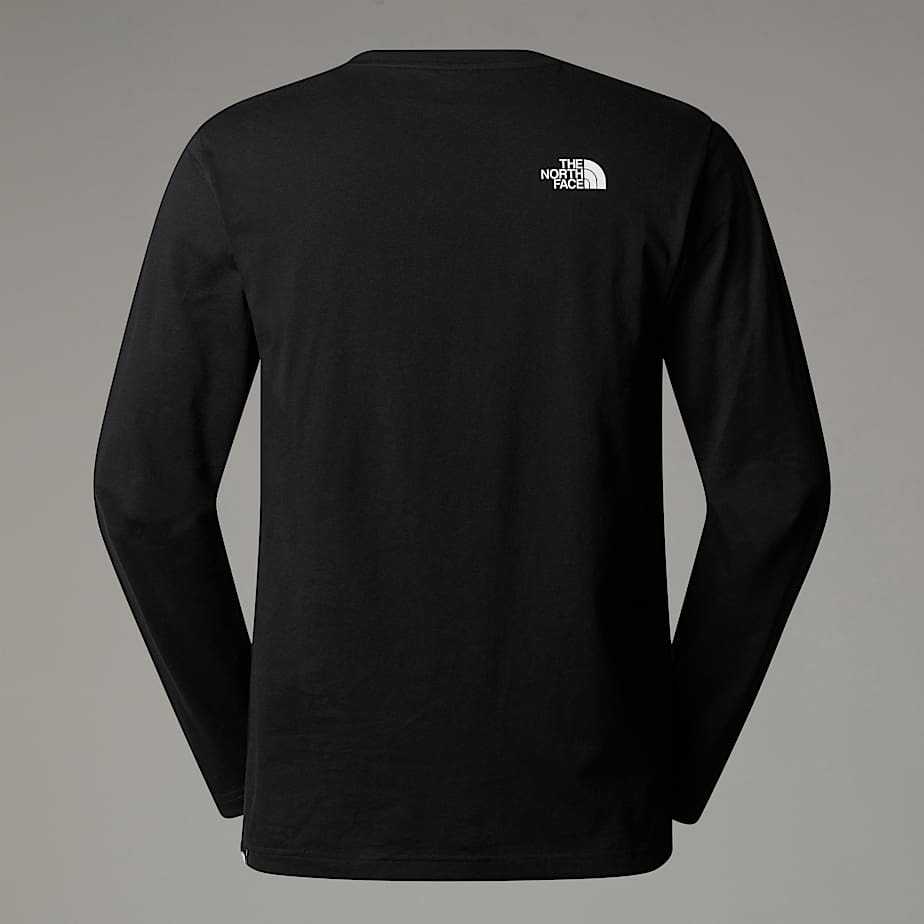 Simple Dome-T-shirt met lange mouwen voor heren